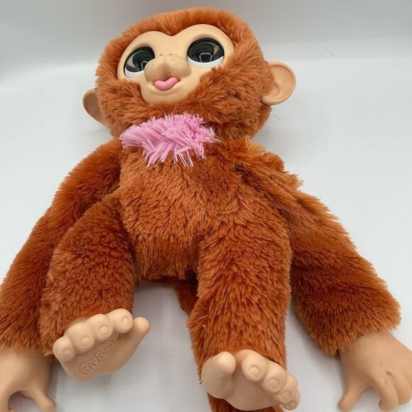 2017 FurReal Friends Monkey Check Up Zandi Plush Toy Stuffed Animal Talk/Sounds - Picture 4 of 8